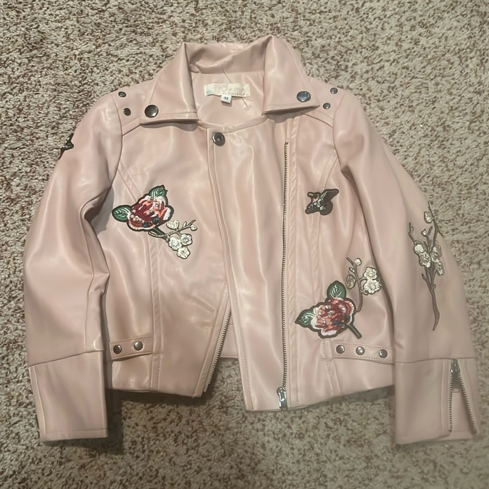 NWOT Girl’s Faux Leather jacket